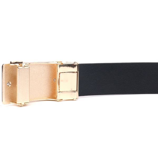 Reversible belt for men made of genuine leather Vintage 21479 Brown 21479 фото
