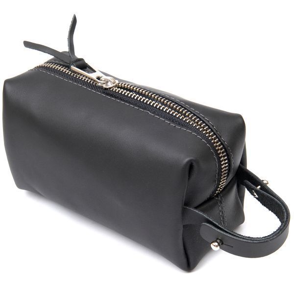 Leather cosmetic bag for men GRANDE PELLE 11507 Black 11507 фото