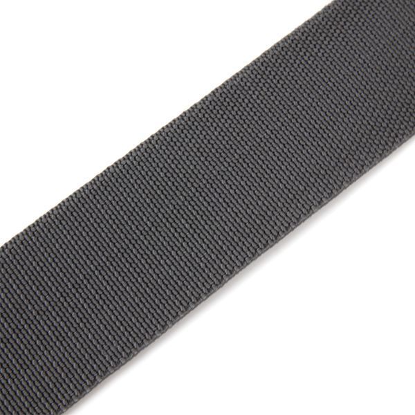 Textile belt with black buckle Vintage 20534 Gray 20534 фото