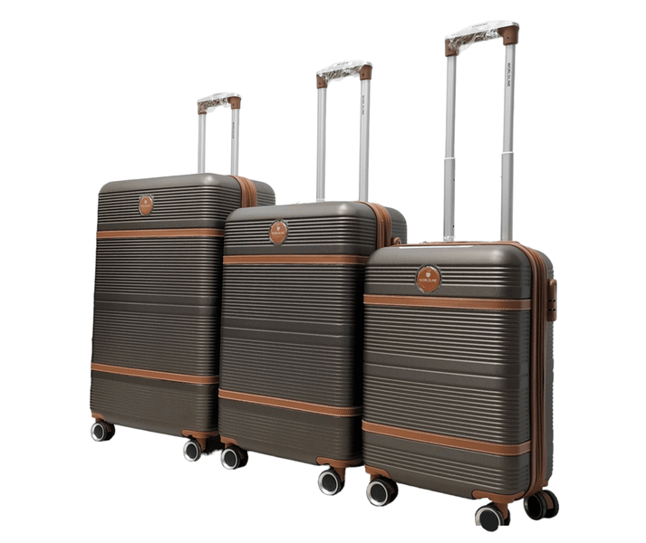Чемодан Worldline Airtex 629 Коричневый Комплект чемоданов 629/57/68 фото