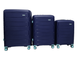 Suitcase Snowball 20303 Suitcase set Dark blue 20303/77/68 фото 1