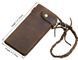 Men's clutch Vintage 14383 made of vintage leather Brown 14383 фото 11