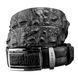 Automatic belt CROCODILE LEATHER 18239 made of genuine crocodile leather Black 18239 фото 1