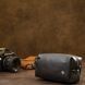 Leather cosmetic bag for men GRANDE PELLE 11507 Black 11507 фото 5