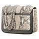 Women's clutch SNAKE LEATHER 18509 made of genuine python leather Gray 18509 фото 2