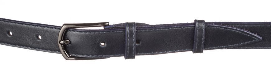 Leather belt MAYBIK 15234 Dark blue 20675 фото