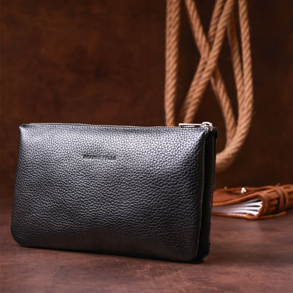 Men's handbag GRANDE PELLE 11147 leather Black flotar 11147 фото