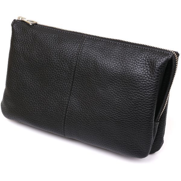 Men's handbag GRANDE PELLE 11147 leather Black flotar 11147 фото