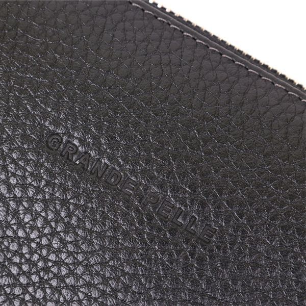 Men's handbag GRANDE PELLE 11147 leather Black flotar 11147 фото