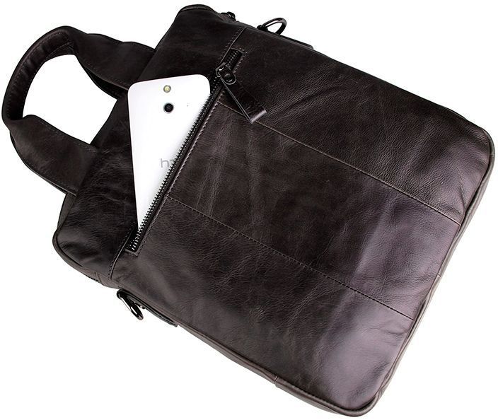 Men's bag Vintage 14297 Gray 20384 фото