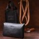 Men's handbag GRANDE PELLE 11147 leather Black flotar 11147 фото 7