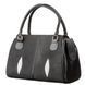 Сумка женская STINGRAY LEATHER 18518 из натуральной кожи морского ската Черная 18518 фото 1