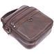 Practical men's leather bag 21272 Vintage Brown 21272 фото 3