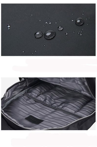 Nylon backpack Vintage 14808 Black 14808 фото