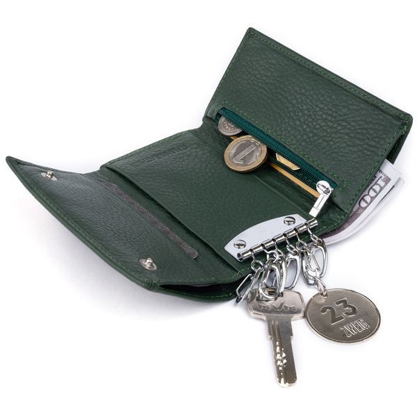 Unisex key holder-wallet ST Leather 19224 Green 19224 фото
