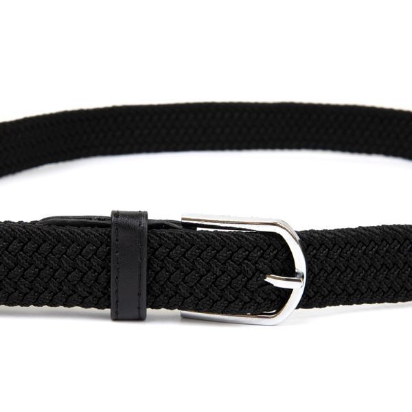 Textile women's belt classic Vintage 20546 Black 20546 фото