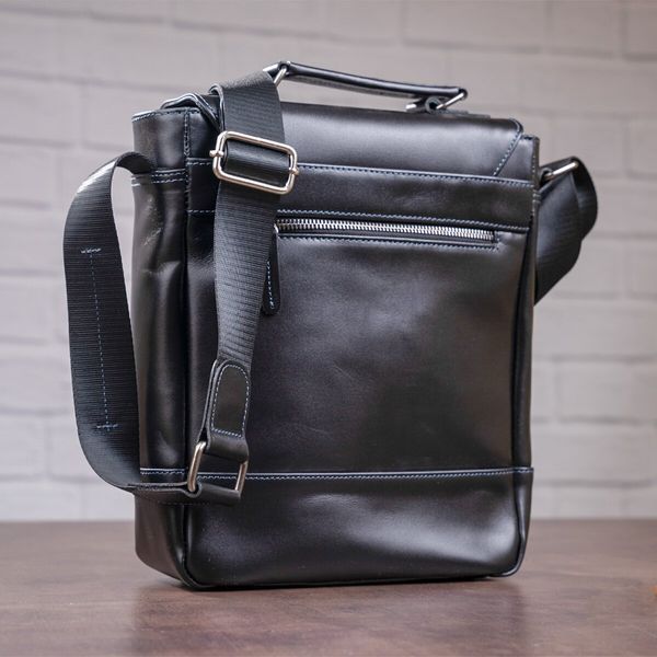Men's bag SHVIGEL 11118 leather Black 11118 фото
