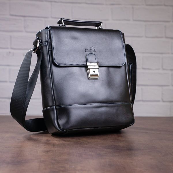 Men's bag SHVIGEL 11118 leather Black 11118 фото