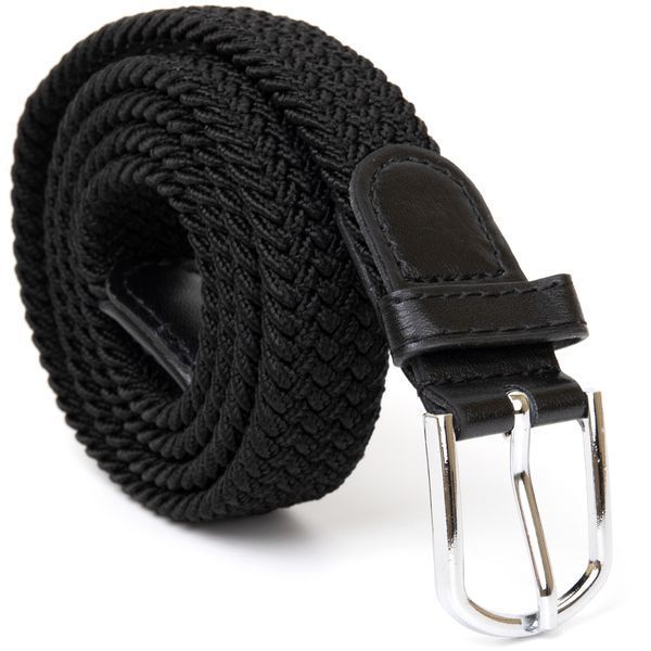Textile women's belt classic Vintage 20546 Black 20546 фото