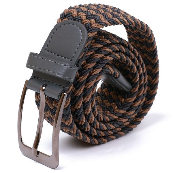 Practical textile belt Vintage 20814 Gray 20814 фото