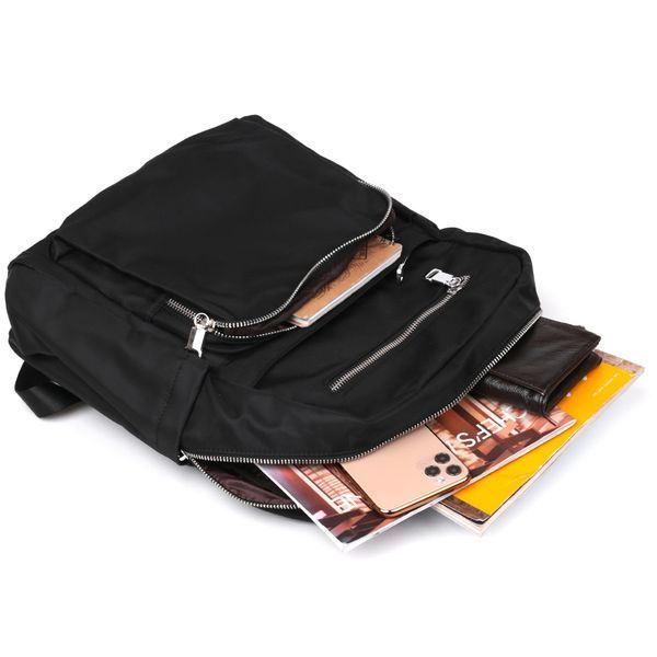 Nylon backpack Vintage 14808 Black 14808 фото