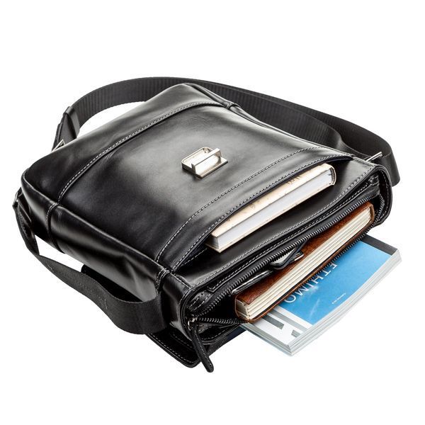 Men's bag SHVIGEL 11118 leather Black 11118 фото