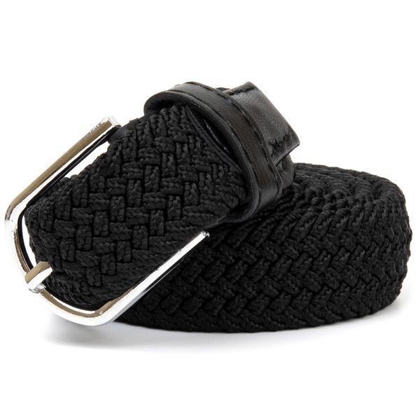 Textile women's belt classic Vintage 20546 Black 20546 фото