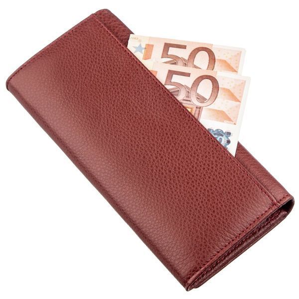 Классический женский кошелек ST Leather 18893 Бордовый 18893 фото