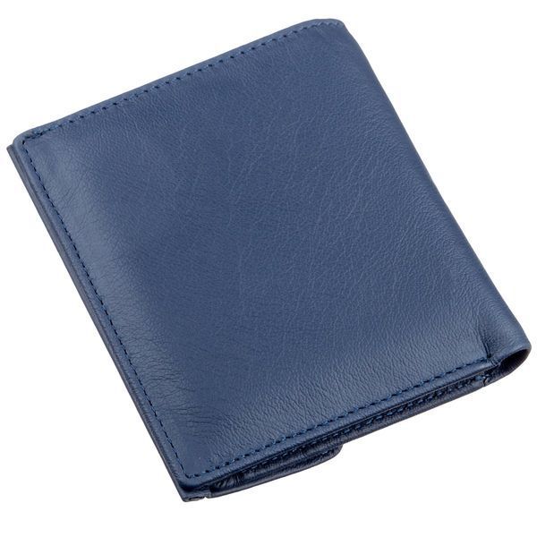 Компактний жіночий гаманець на кнопці ST Leather 18921 Синій 18921 фото