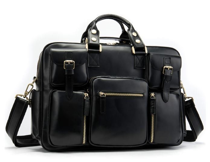 Men's bag Vintage 14756 Black 14756 фото
