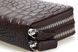 Clutch wallet CROCODILE LEATHER 18260 made of genuine crocodile leather Brown 18260 фото 5