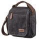 Universal textile men's bag with two compartments Vintage 20199 Black 20199 фото 1