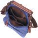 Excellent men's bag made of thick textile 21228 Vintage Blue 21228 фото 4
