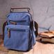 Excellent men's bag made of thick textile 21228 Vintage Blue 21228 фото 7