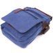 Excellent men's bag made of thick textile 21228 Vintage Blue 21228 фото 3