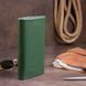 Клатч конверт з кишенею для мобільного шкіряний жіночий ST Leather 19270 Зелений 19270 фото 7