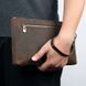 Красивая барсетка мужская в коже Crazy horse Vintage 14954 Коричневая 48676 фото 14