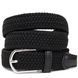 Textile women's belt classic Vintage 20546 Black 20546 фото 1