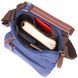 Excellent men's bag made of thick textile 21228 Vintage Blue 21228 фото 5