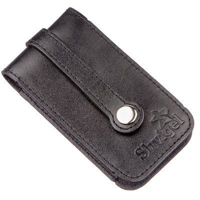 Compact leather key holder SHVIGEL 13961 Black 13961 фото