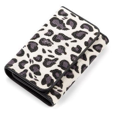 Гаманець жіночий STINGRAY LEATHER 18078 з натуральної шкіри морського скату Різнобарвний 18078 фото