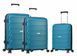Suitcase Snowball 92803 Green Suitcase set 92803/62/68 фото 1