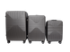 Suitcase Snowball 61803/S Brown Suitcase set 61803/S/57/68 фото