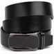 Men's belt with frame made of darkened metal Vintage 20277 Black 20277 фото 1