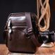 Practical men's bag Vintage 20824 leather Brown 20824 фото 7
