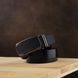 Men's belt with frame made of darkened metal Vintage 20277 Black 20277 фото 4