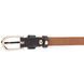 Thin women's belt made of genuine leather Grande Pelle 21438 Brown 21438 фото 4