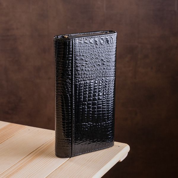 Кошелек женский ST Leather 18426 (S6001A) кожаный Черный 18426 фото