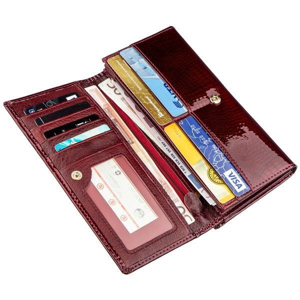 Стильный женский кошелек ST Leather 18909 Бордовый 18909 фото