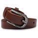 Smooth leather belt for women Vintage 20750 Brown 20750 фото 5
